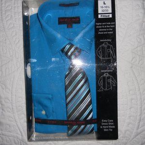 Christian Aujard Fitted Dress Shirt 16 1/2 32-33